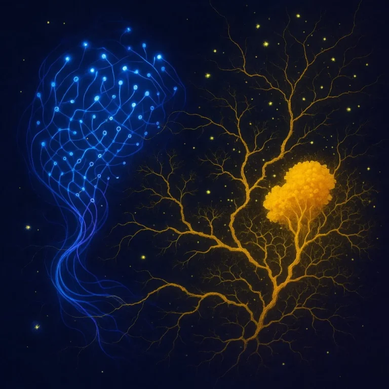 When the System Hallucinates: On Minds, Mushrooms, and the Space Between