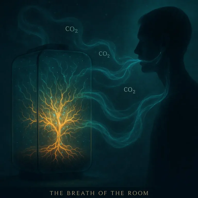 The Breath of the Room: CO2, Mycelium, and the Air We Share