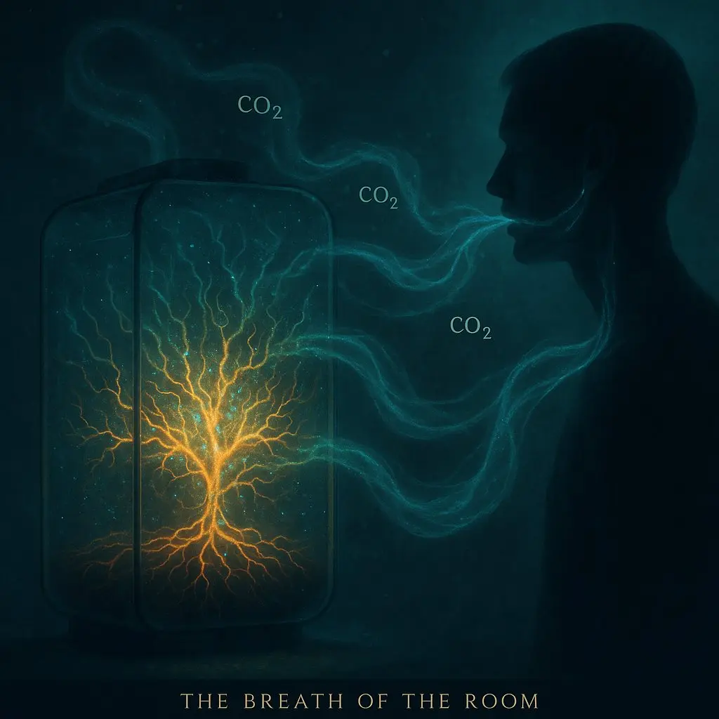 The Breath of the Room: CO2, Mycelium, and the Air We Share